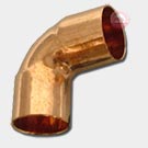 Copper 90° elbow