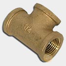 Brass IPS tee