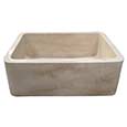 Chandra marble front apron single bowl sink