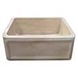 Chardonnay marble front apron single bowl sink