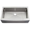 Stylish Soci single bowl stainless steel front apron sink