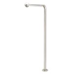 ADA compliant wall-to-floor grab bar