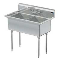 Griffin coved corner commercial sink