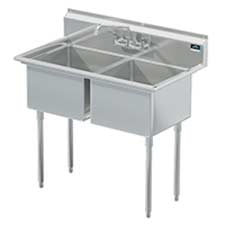 Griffin coved corner commercial sink