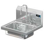 Single bowl handwashing sink