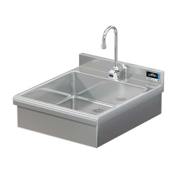 Griffin specialty sink BR-63-210 with electronic faucet