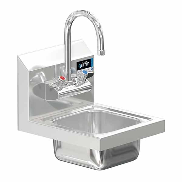 Photo of the Griffin space saver hand wash sink