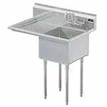 Griffin coved corner restaurant sinks - 1 bowl