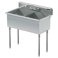 Griffin double bowl commercial sink