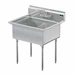 Griffin coved corner restaurant sinks - 1 bowl
