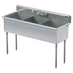 Griffin square corner sinks - 3 bowl