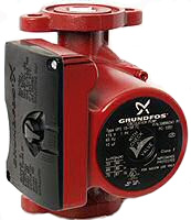 example of a Grundfos 3 speed circulating pump