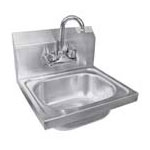 Standard hand washing sink