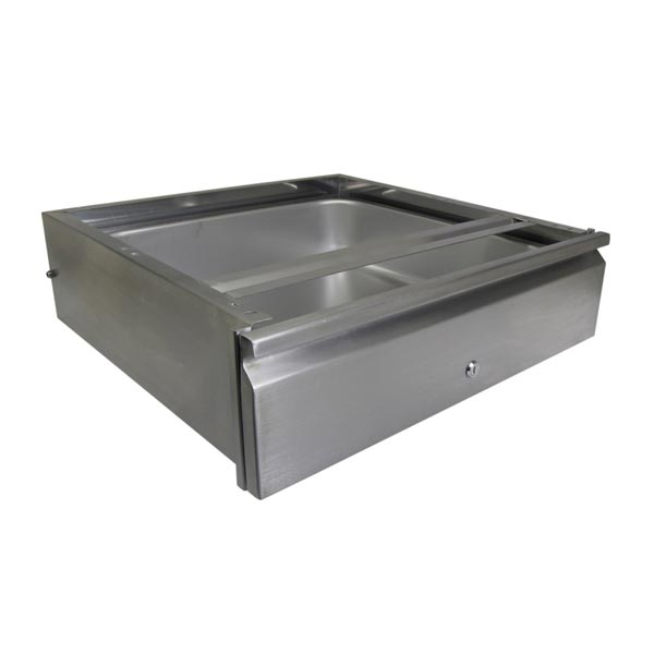 Stainless steel work table drawer