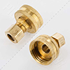 Female hose thread by compression fitting