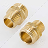 Male hose thread by male iron pipe thread fitting