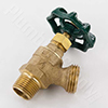 Boiler drain hose bibb