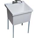 Freestanding laundry sink