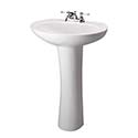 Barclay pedestal bathroom sink