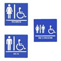 Restroom signs