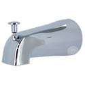 Diverter style tub spout