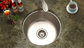 Houzer Club series CF-1830 round undermount bar/prep sink