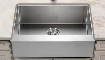 Houzer Epicure series ENS-3020 small single bowl apron front sink
