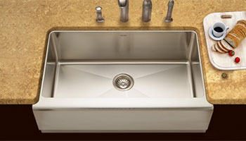Houzer Epicure series EPG-3300 large single bowl apron front sink