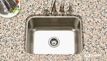Houzer Eston series PNG-2300 small single bowl undermount kitchen sink