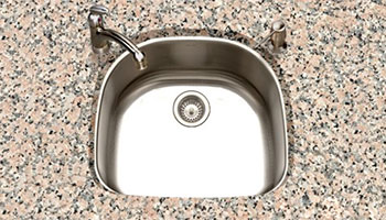 Houzer Eston series PNG-2400 curved single bowl undermount kitchen sink