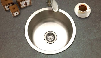 Houzer Hospitality series round undermount bar/prep sink
