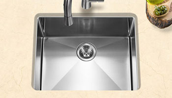 Houzer Savoir series CNS-2300 small single bowl small radius sink