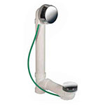 cable-operated tub drain assemblies