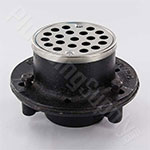 Cast iron EZ test drain