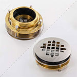 Davke no hub shower drain