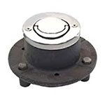 tiled in Roman tub drain