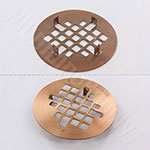 Round designer drain cover