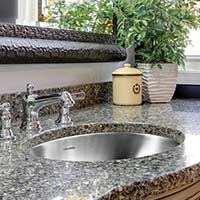 Stainless steel undermount lavatory sink