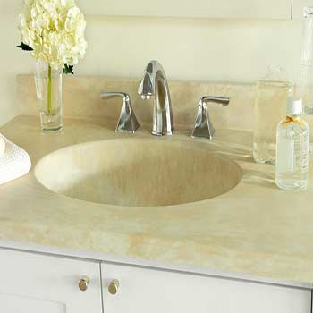 Countertop vanity lavatory sink