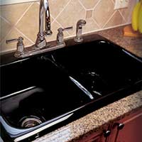 Drop-in acrylic kitchen sink