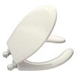 Commercial open front toilet seat