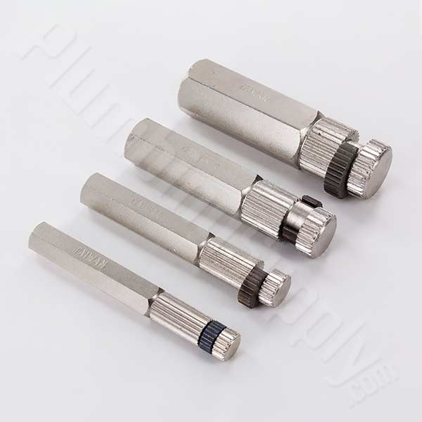 Complete set of internal pipe wrenches