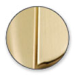 Satin brass finish example