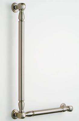 Jaclo angled grab bar - 90 degree angle