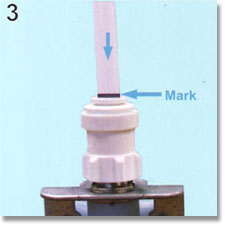 Image of John Guest Ice Maker Kit Installation Instructions Step 3