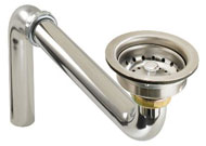 ADA compliant Just Mfg kitchen sink drain