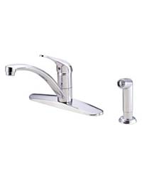 Melrose kitchen faucet with side spray
