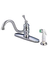 Mono deck single handle kitchen faucet