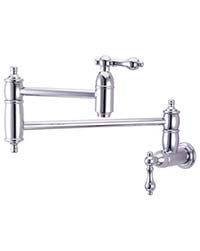 Restoration series wall mount pot filler faucet