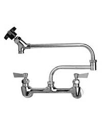 Fisher adjustable wall mount pot filler fuacet